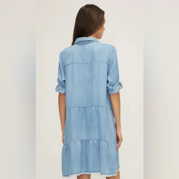 MELISSA NEPTON  Nancy ftencel denim dress  Size XL - Picture 6 of 17